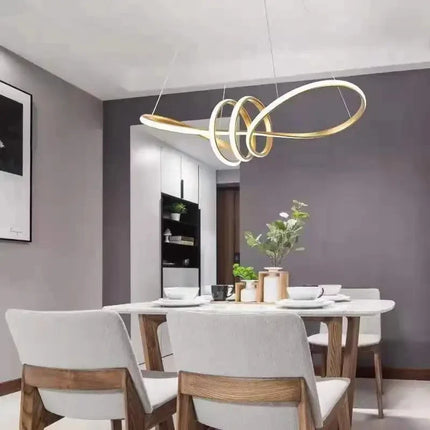 lustre moderne en verre pour éclairage intérieur