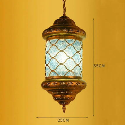 Lustre suspension décoratif style asiatique pour intérieur bohème — LZ4N7Q2