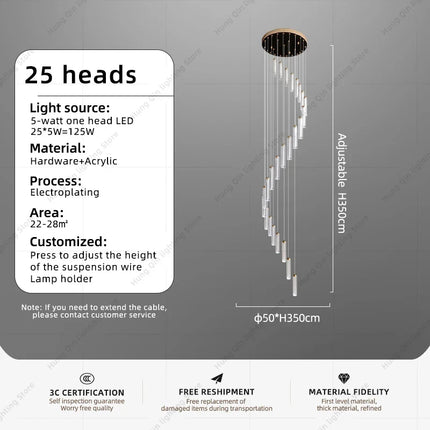 Lustre suspension moderne pour éclairage élégant et contemporain — LZ4X9P