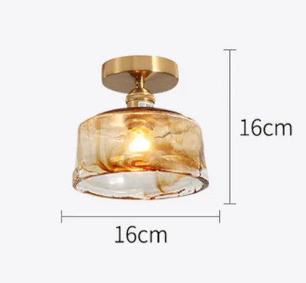 Lustre en verre teinté pour éclairage nordique élégant — LZ4P9XJ