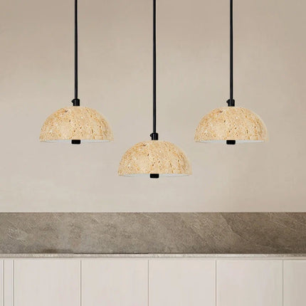 Suspension Wabi Sabi trois têtes design minimaliste européen pour restaurant — LZ4X9M