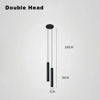 Double tête-6W / Blanc chaud 3000K