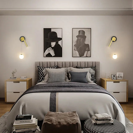 Applique murale LED double tête au design moderne pour décoration intérieure — LZ4XJ9