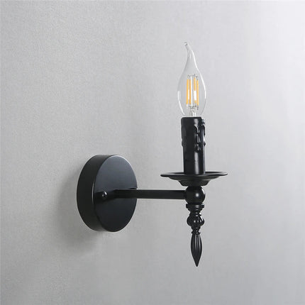 Applique murale rétro en fer style loft nordique avec LED intégrée — LZ4X9VQ