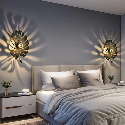 Applique murale LED nordique en fer pour intérieur élégant — LZ4X9P2