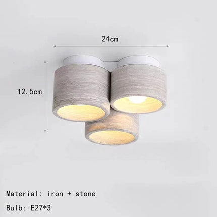Plafonnier suspension en pierre de marbre naturel — LZ4X7D9