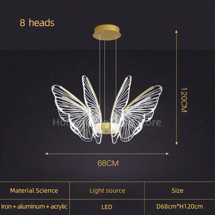 lustre nordique moderne à led design créatif décoratif