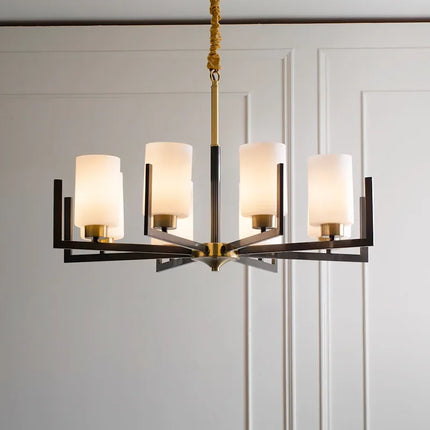 Lustre suspension LED style chinois rétro luxe — LZ4X9M
