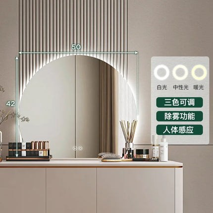 Miroir de maquillage avec applique murale créative — LZ4X9J