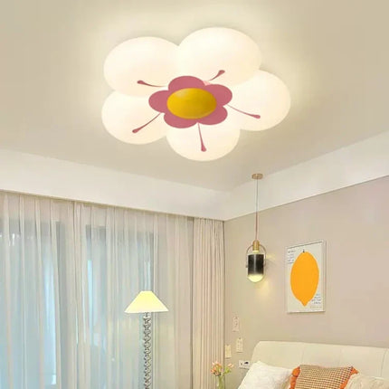 Plafonnier romantique fleurie pour chambre de petite fille chaleureuse — LZ4X9Q2N