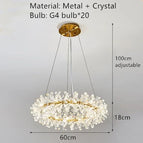 Diamètre 60 cm / Lumière blanche
