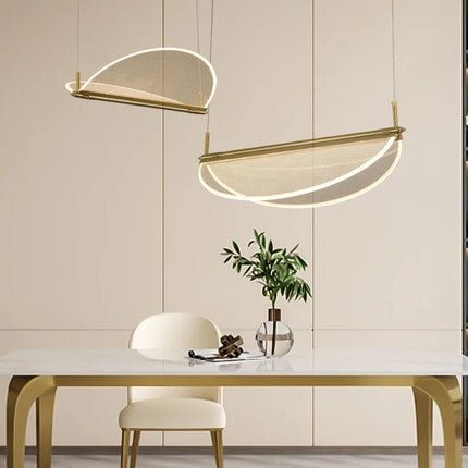 Lustre rectangulaire minimaliste à angle réglable — LZ4XJ9