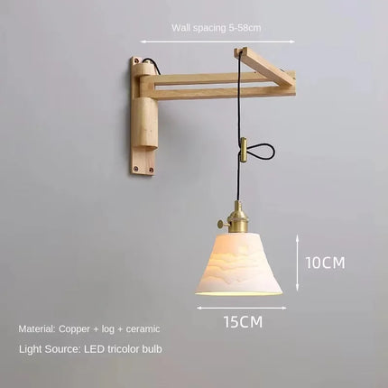 Applique murale extensible en cuivre au design élégant pour tous espaces — LZ4X9P2