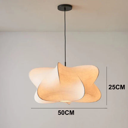 Suspension en soie au design créatif style wabi sabi — LZ4X9M2