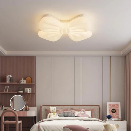 Plafonnier LED à motif nœud romantique pour chambre enfant — LZ4X9T