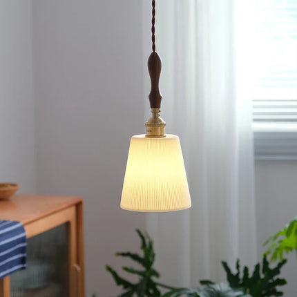 Suspension LED en céramique japonaise pour cuisine et restaurant — LZ4T9XQ
