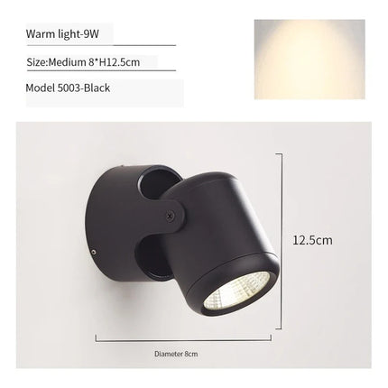 Applique murale LED rotative au design moderne pour intérieur — LZ4T9XQ