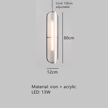 Suspension LED réglable pour décoration intérieure moderne — LZ4X9P