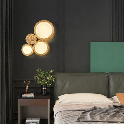 Applique murale LED avec miroir magique pour décoration intérieure — LZ7XQ2