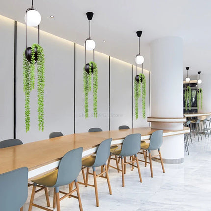 Suspension LED design fleur nordique pour salon — LZ4X9P2