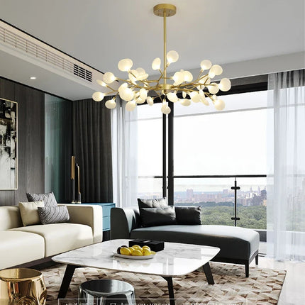 Suspension lustre vintage moderne branche Luciole — LZ4X9P2