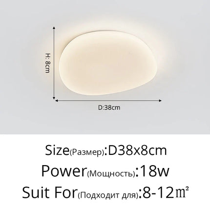 Plafonnier LED nordique au design simple et créatif — LZ4X9T1