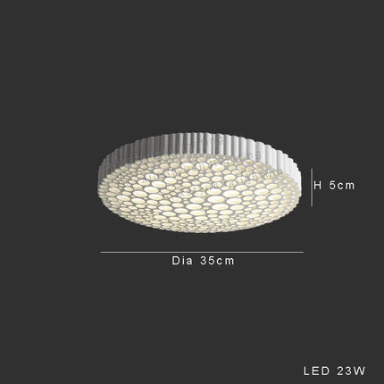 Plafonnier LED design nid d'abeille minimaliste et élégant — LZ4G7X2