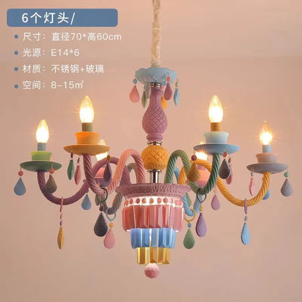 Lustre cristal arc-en-ciel design kawaii pour chambre enfant — LZ4Q9T2