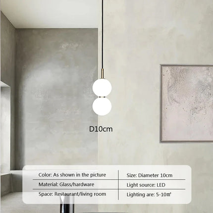 Suspension en verre au design moderne et élégant — LZ4T9X