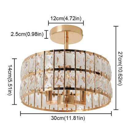 Lustre suspension en cristal pour décoration intérieure — LZ4B7X9