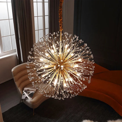 Lustre moderne en cristal pour décoration intérieure lumineuse — LZ4X9P2Q
