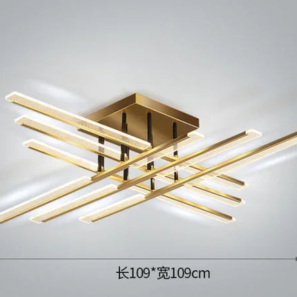lustre acrylique dimmable moderne pour décoration intérieure élégante