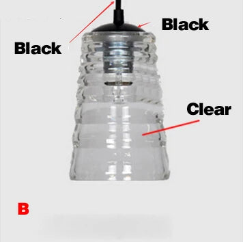 Suspension moderne en verre transparent pour intérieur — LZ4X9T