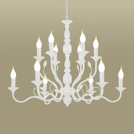 Lustre suspension vintage en fer noir style industriel — LZ4P9X