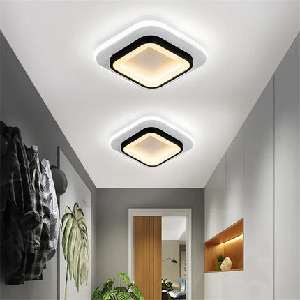 Plafonnier LED design rond ou carré pour décoration intérieure moderne — LZ4XJ9