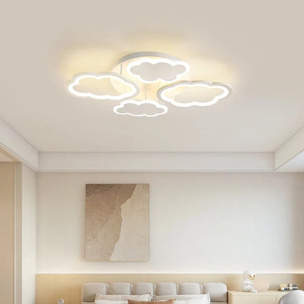 Lustre enfant en forme de nuage blanc romantique — LZ4X9T2