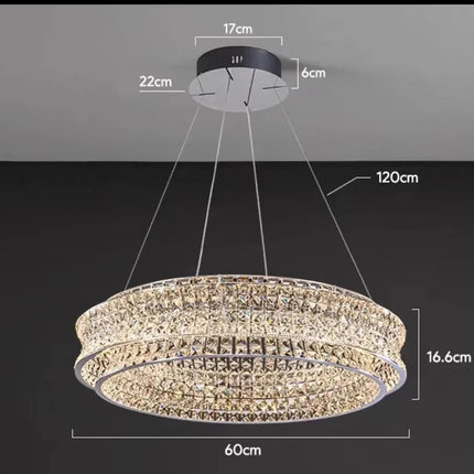 Lustre en cristal de luxe pour intérieur de restaurant, bar et hôtel — LZ4X9M