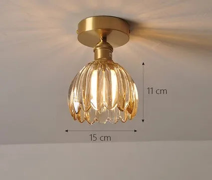 Plafonnier moderne en verre lumineux pour intérieur et extérieur — LZ4QX9