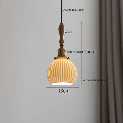 Suspension fleur en céramique moderne