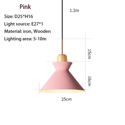 Suspension nordique en bois massif pour décoration intérieure — LZ4X9P