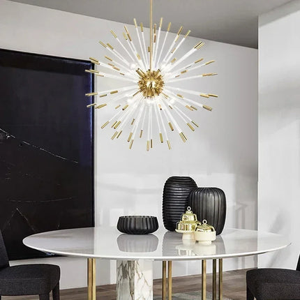Suspension en cristal de luxe pour éclairage décoratif universel — LZ4G7XQ