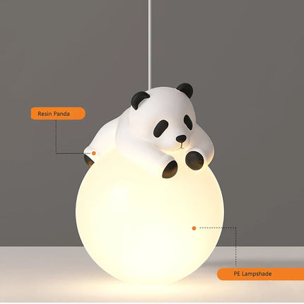 Suspension enfant en résine motif panda pour chambre bébé crèche — LZ4X9Q