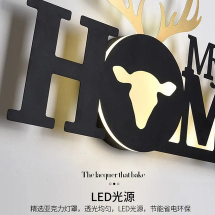 Applique murale LED lettre pour décoration intérieure enfants — LZ4X9Q2