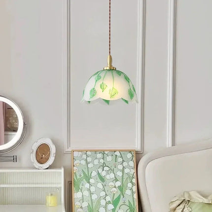 Lustre européen en verre pour éclairage décoratif intérieur — LZ4D7X9