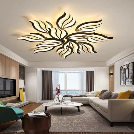 Plafonnier LED moderne dimmable avec télécommande pour salon et chambre — LZ4P9X