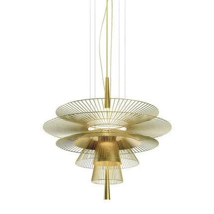 lustre de luxe sandyha led en métal lampe suspendue décorative