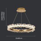 80cm d'or / Lumière chaude 3000K