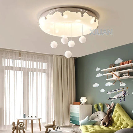 Lustre rond à bulles pour enfants avec protection des yeux — LZ4P9XQ