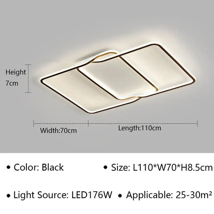 LED moderne Simple plafonnier allée Lustre pour salon salle à manger étude chambre décoration de la maison intérieur luminaire Lustre