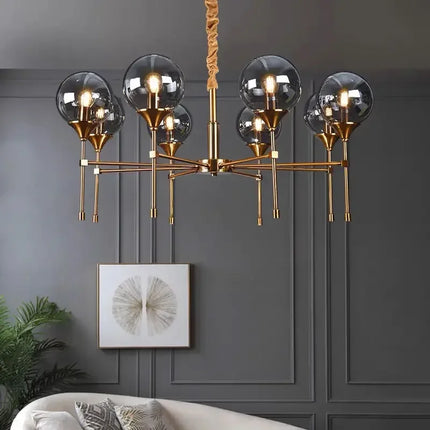 Lustre suspension nordique au design moderne pour ambiance élégante — LZ4X9T